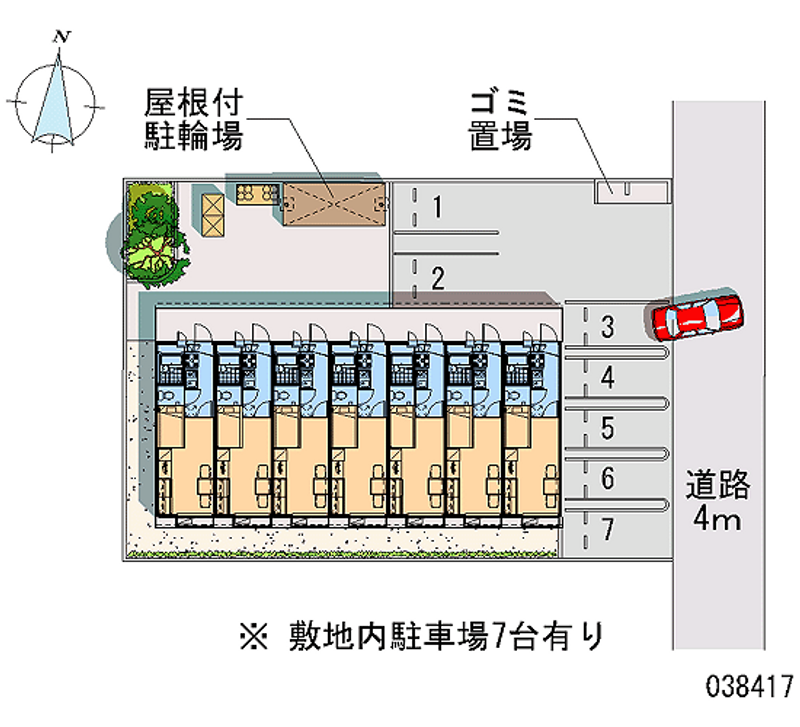 レオパレス小幡ヶ原 区画図