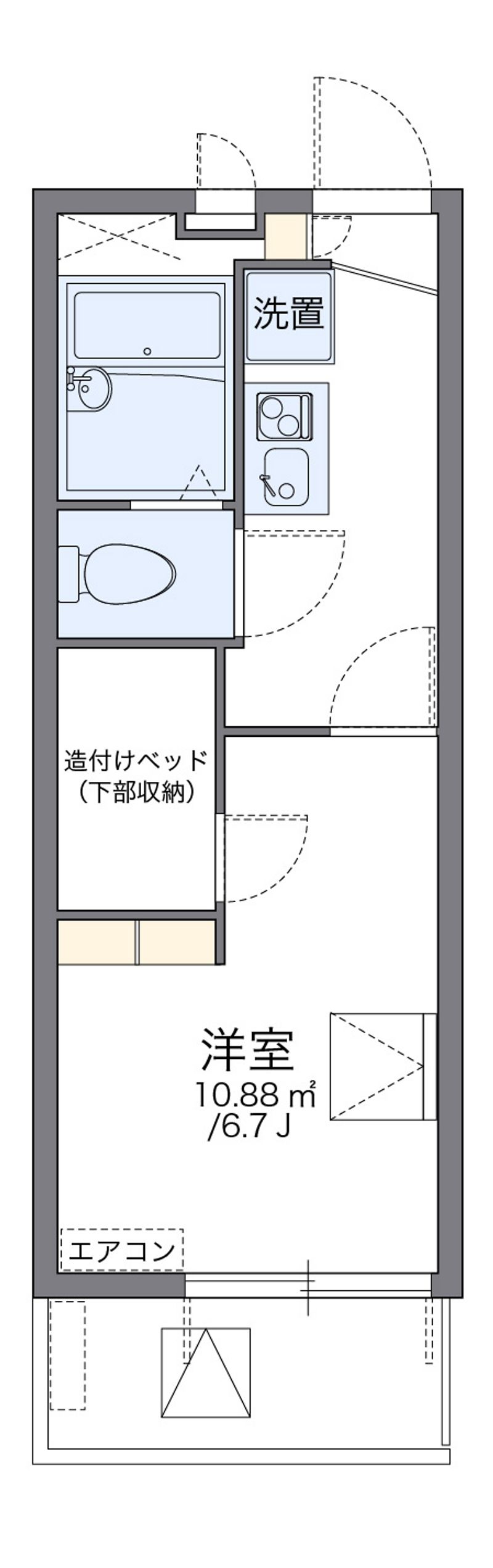 レオパレス真田山 間取り