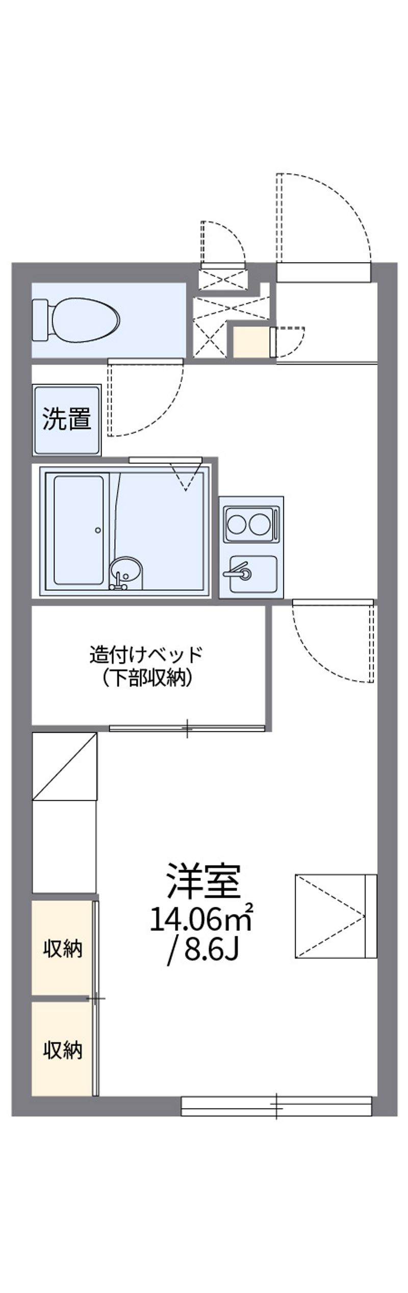 レオパレスＬｉｎｄｅｎ 間取図