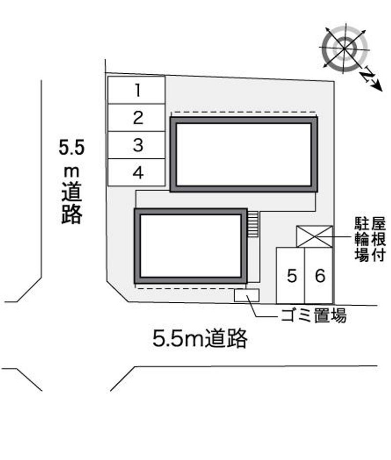 レオパレスｗｅｓｔ 配置図