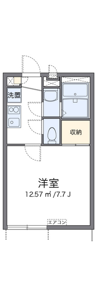 レオパレス幸 間取り図