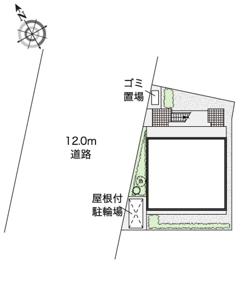 レオパレスアズール東大宮 配置図