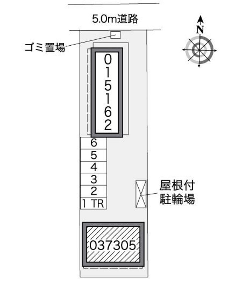 レオパレス雷塚Ⅱ 配置図