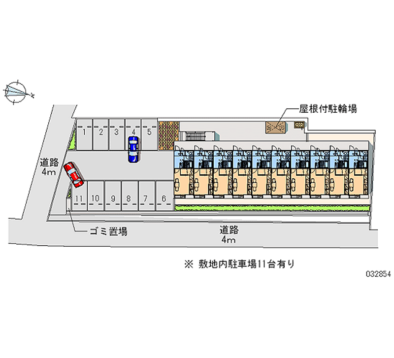 レオパレスサーフサイドダイゴ 月極駐車場