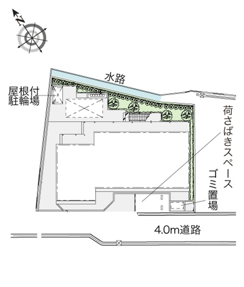 レオパレス梅花 配置図