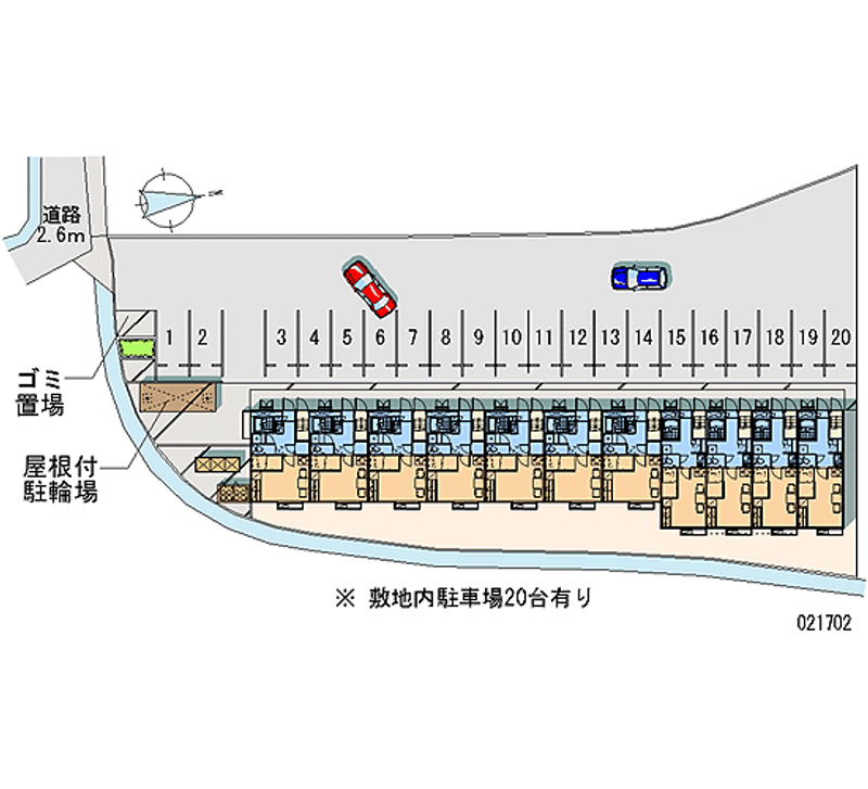 レオパレスカネイ 月極駐車場