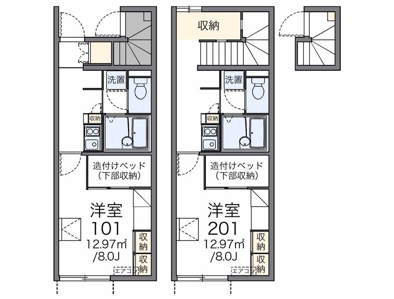レオパレスリベラベントⅠ 間取図