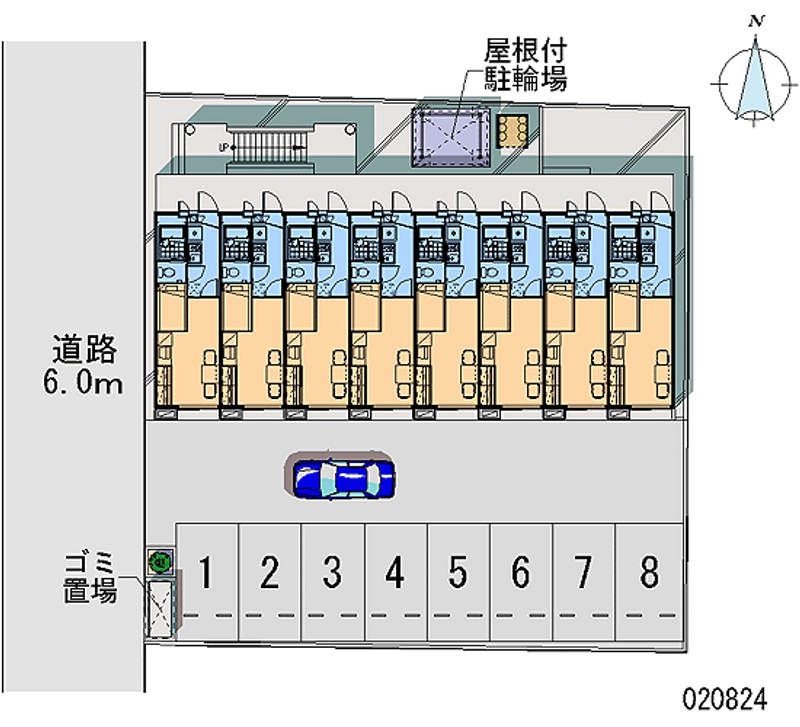 レオパレスｊｕｌｉｏ 月極駐車場