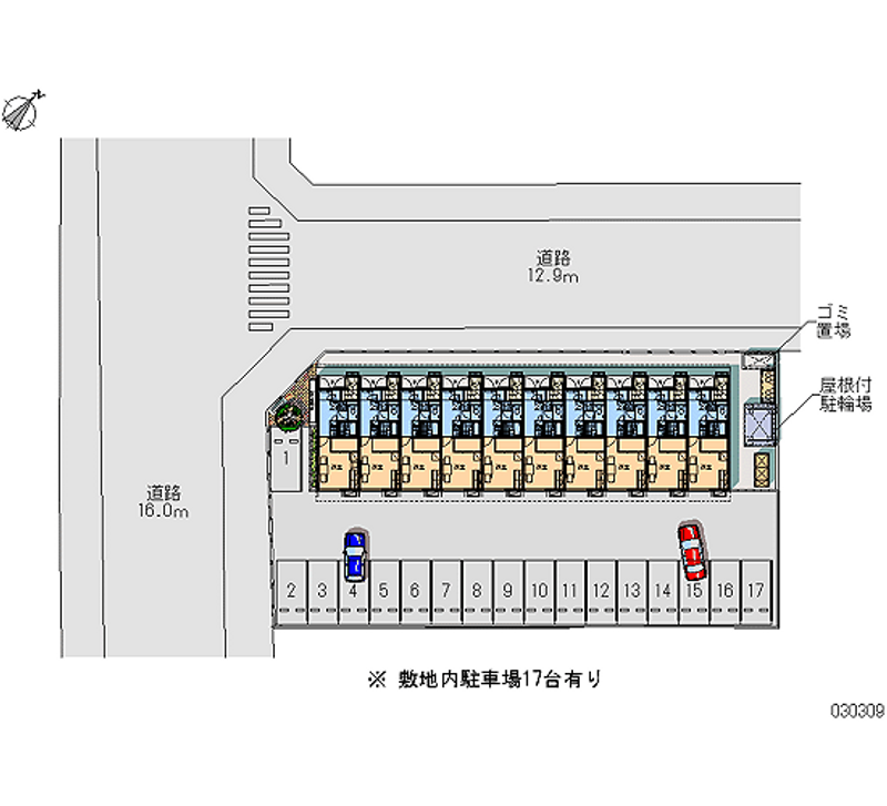 30309 Monthly parking lot