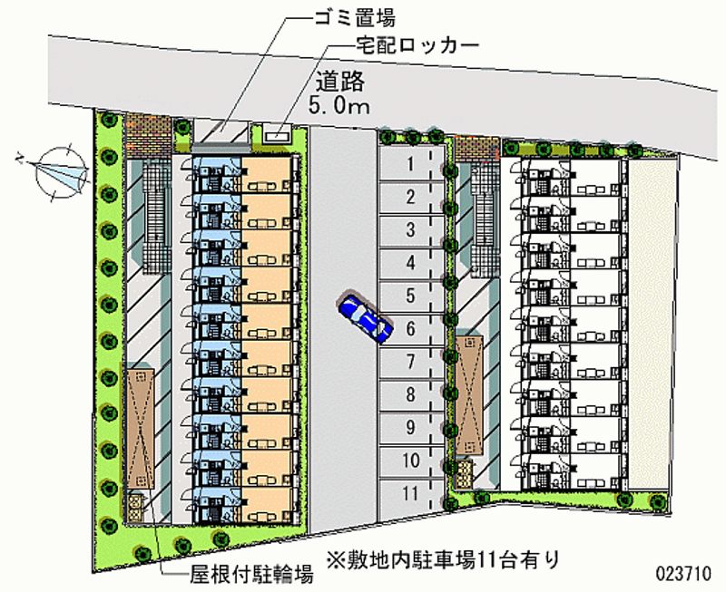 23710 bãi đậu xe hàng tháng