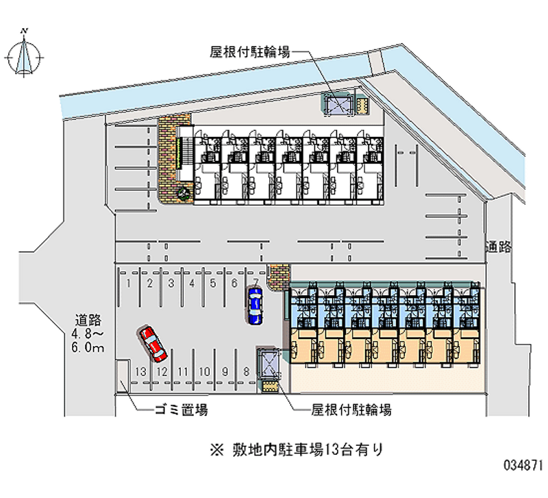 レオパレス天正寺ムーンライト 月極駐車場