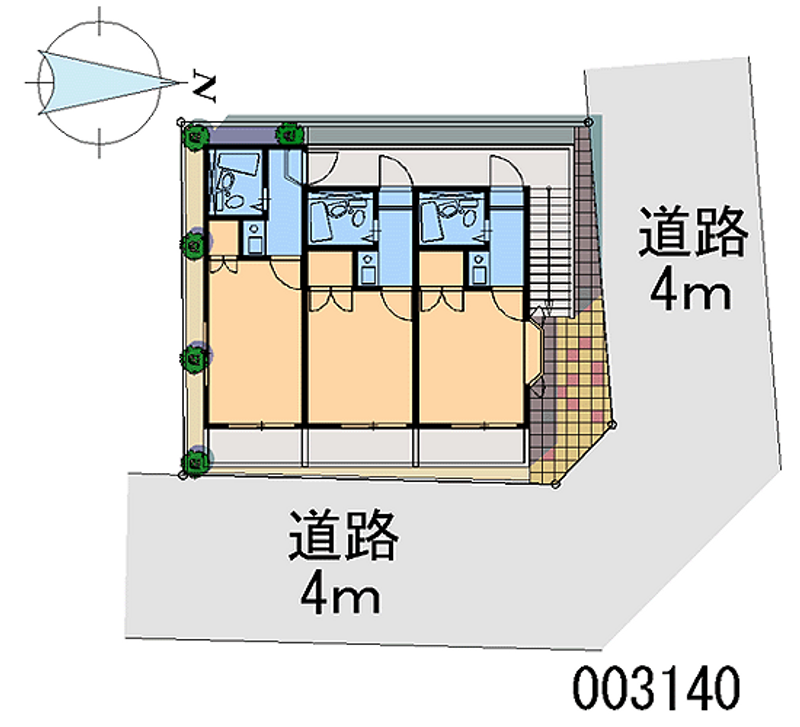 レオパレスサンハイム 区画図