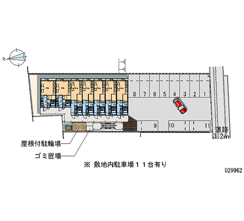 レオパレスルーチェ　旭町 月極駐車場