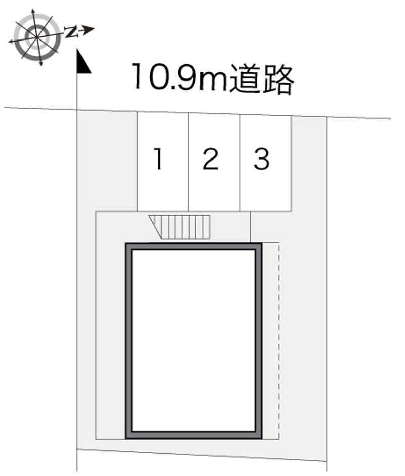 レオパレスダンケ 配置図
