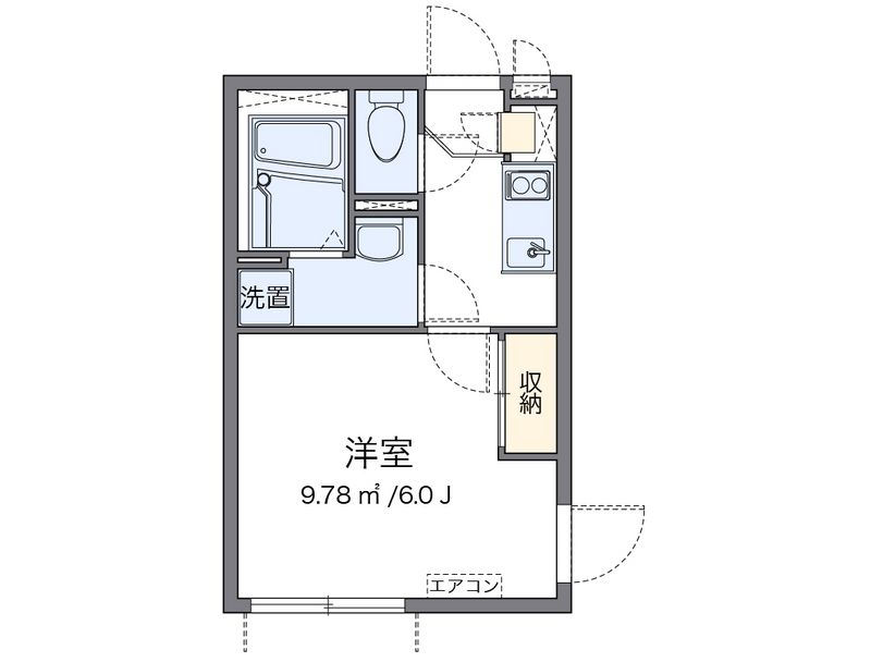 クレイノラメールエムズ 間取図