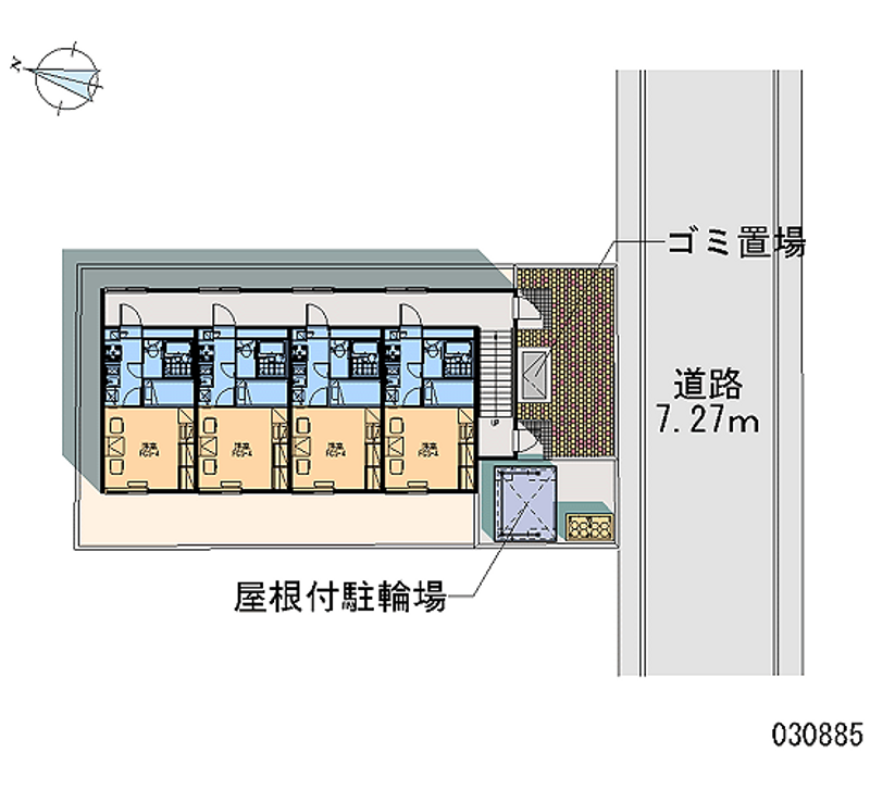 レオパレスルネ 区画図