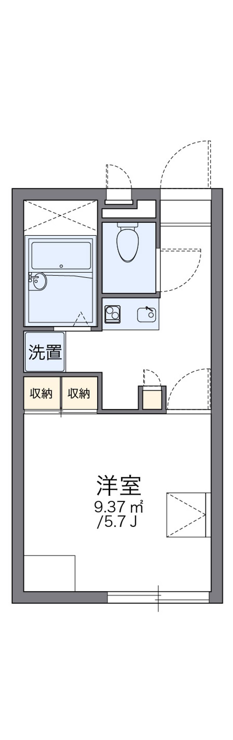 レオパレスＷＥＳＴＩＮ 間取図