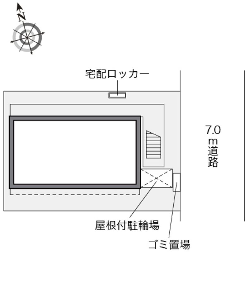 レオパレス富士 配置図