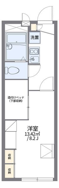 レオパレスサンライズ土屋 間取り図