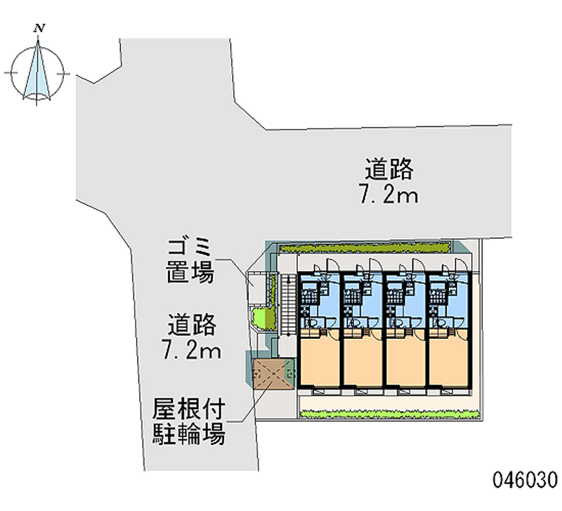 レオパレス瑞穂汐路 区画図
