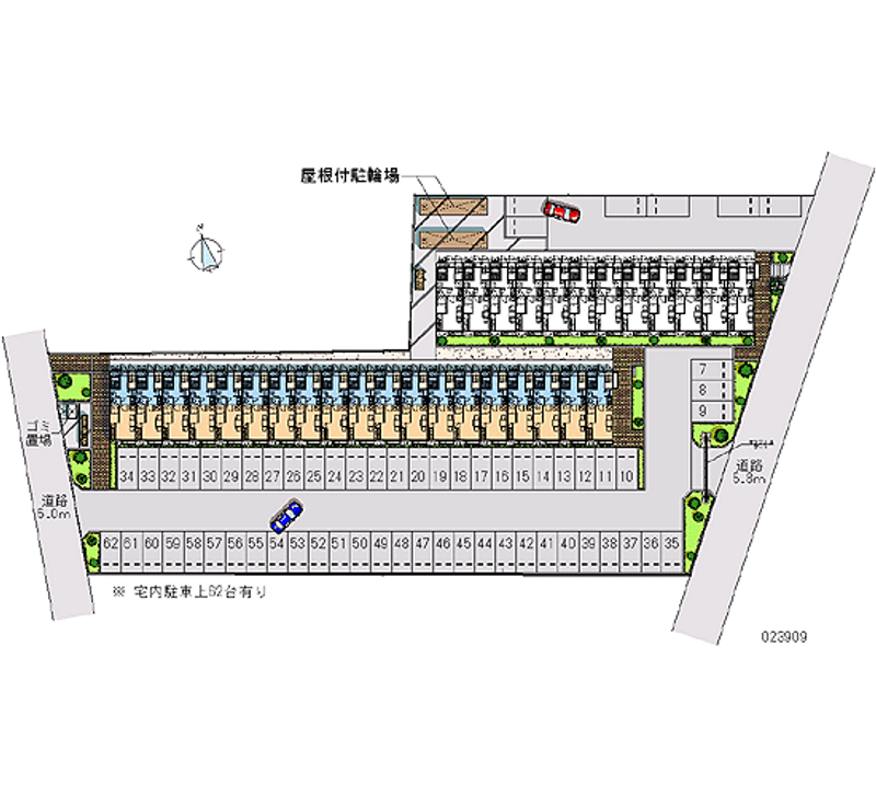 23909 Monthly parking lot