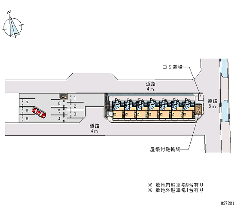 レオパレス操 月極駐車場