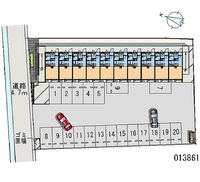 13861 Monthly parking lot