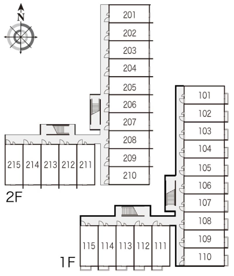 leopalace Mihara II Bản vẽ sơ đồ bố trí nhà