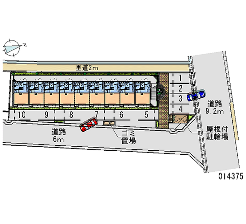 レオパレス仁豊野 月極駐車場