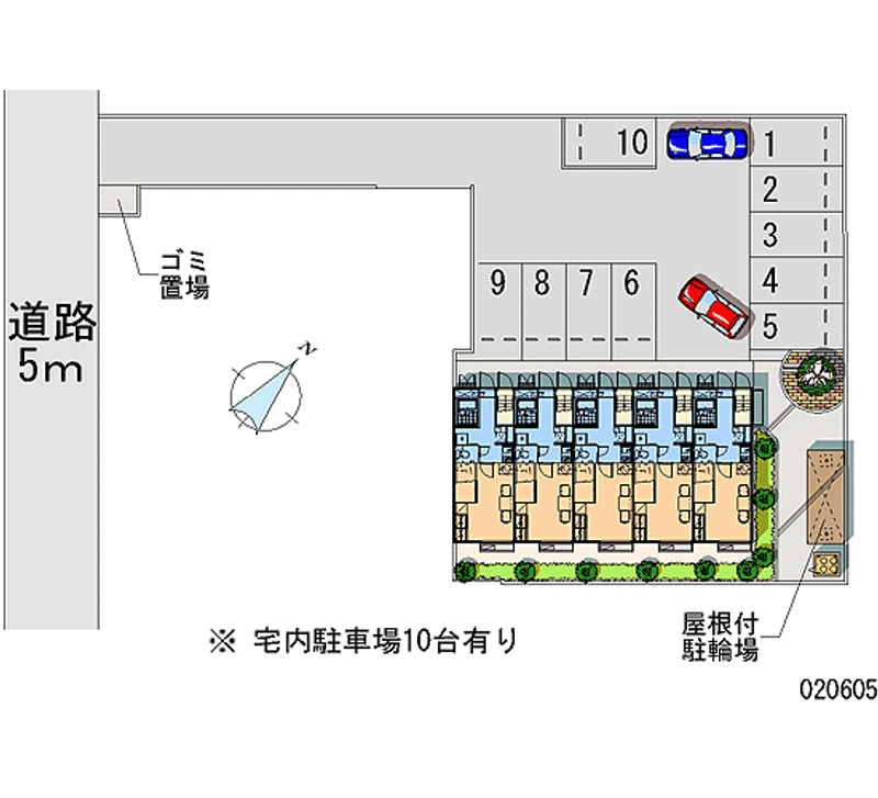 20605 Monthly parking lot