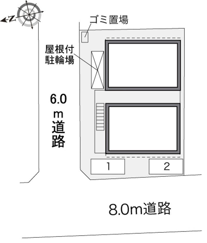 レオパレスＣＯＣＯ 配置図