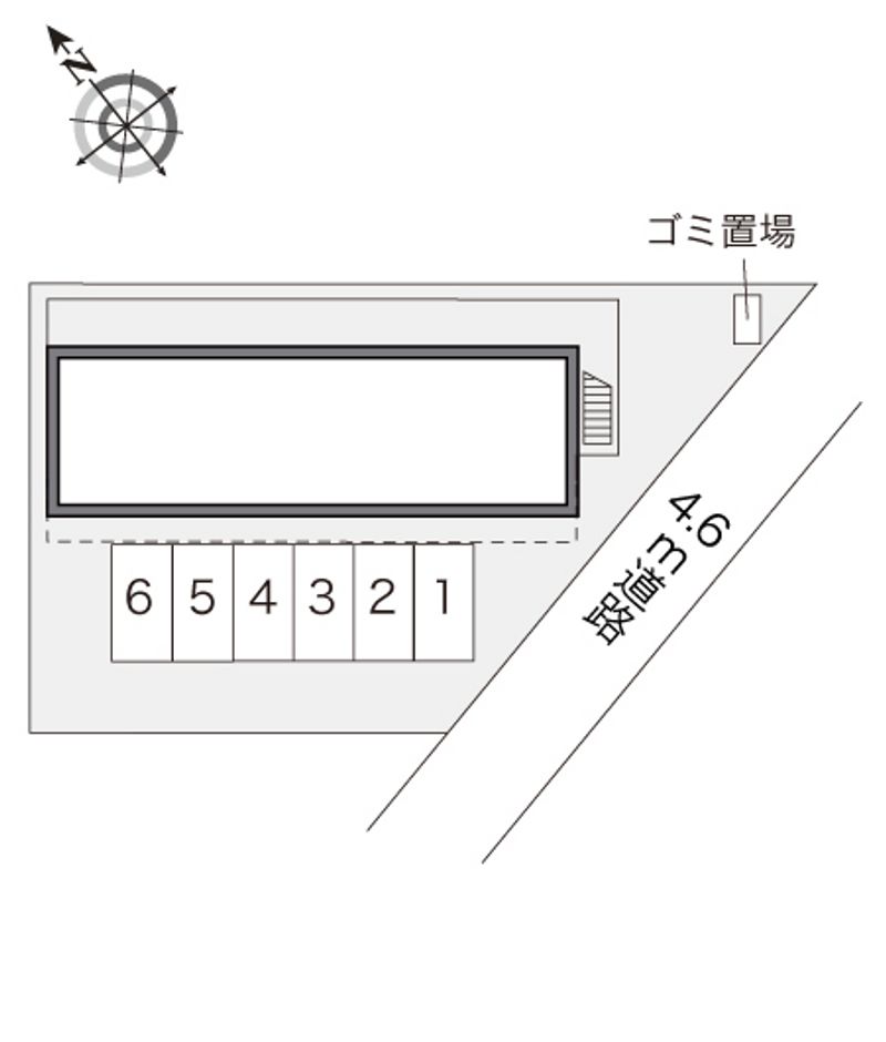 レオパレスカレンティーナ 配置図