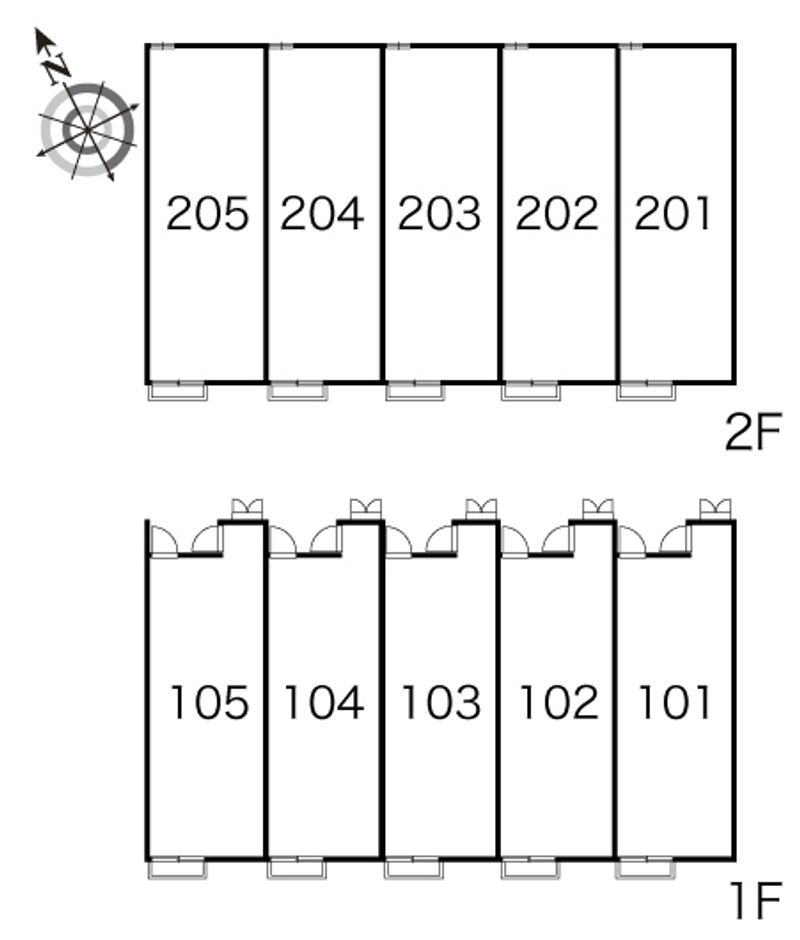 レオパレスＭＯＲＴＯＮ 間取配置図