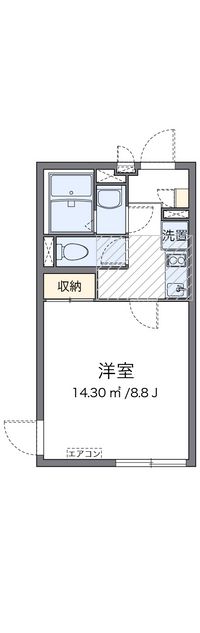 クレイノ久里浜ＫＥＩ 間取り図