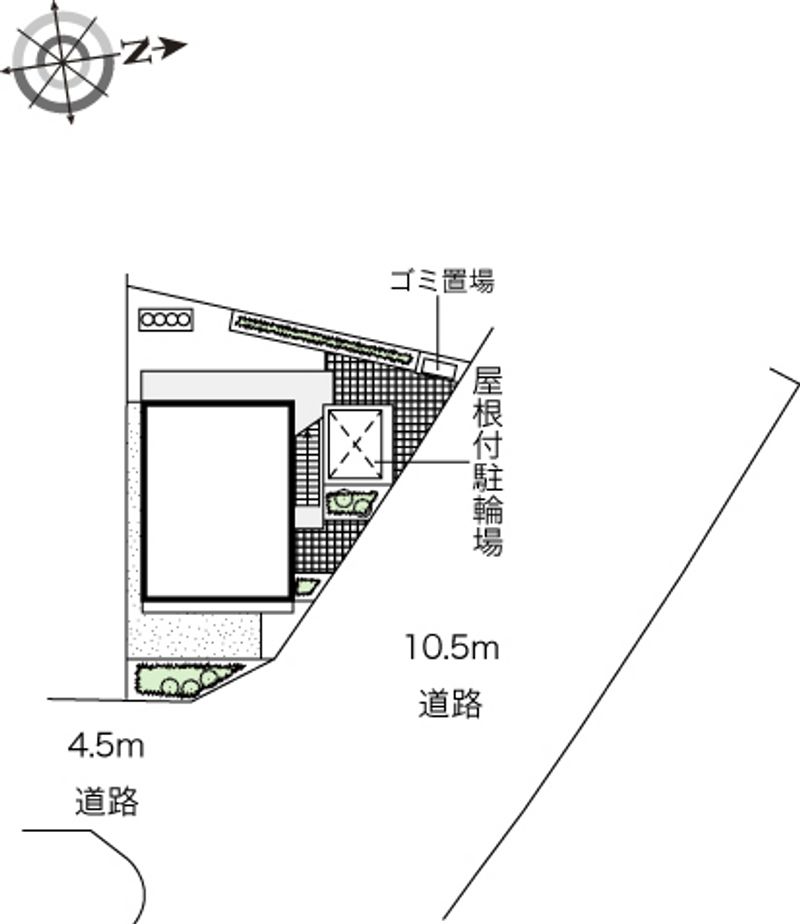 レオパレスガオクレスト 配置図