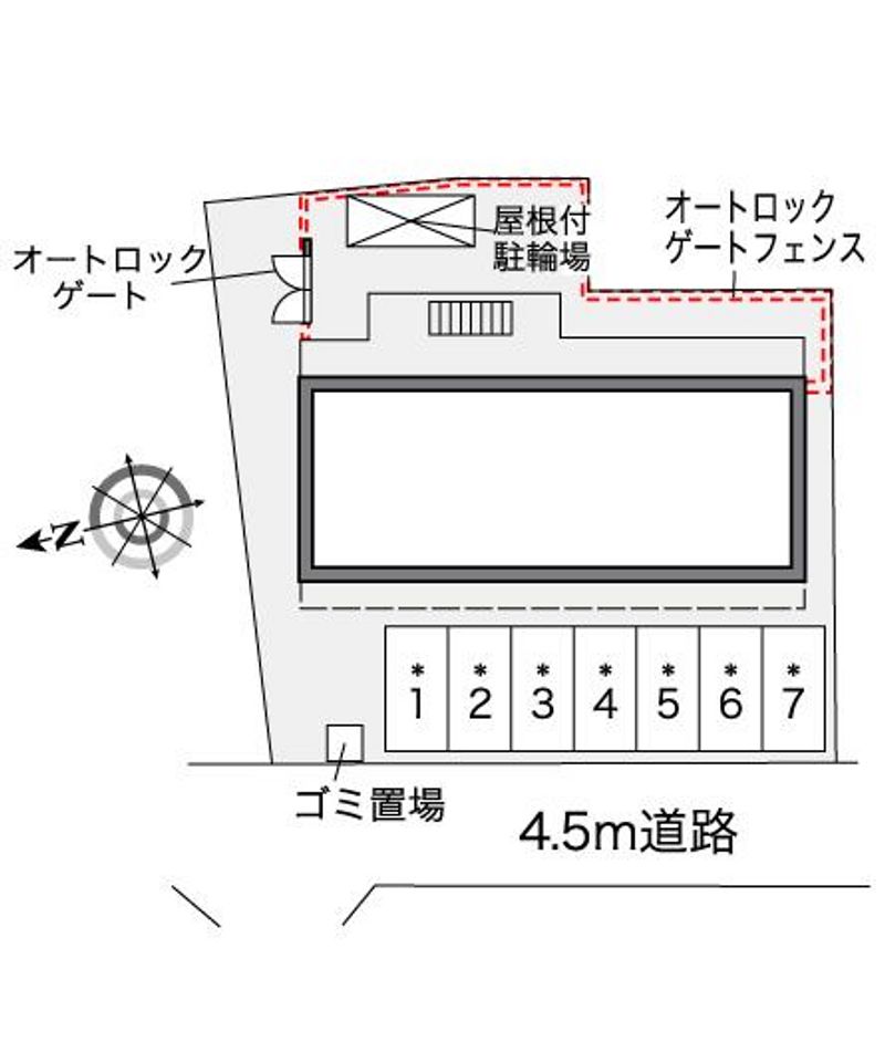 レオパレス勝利 配置図