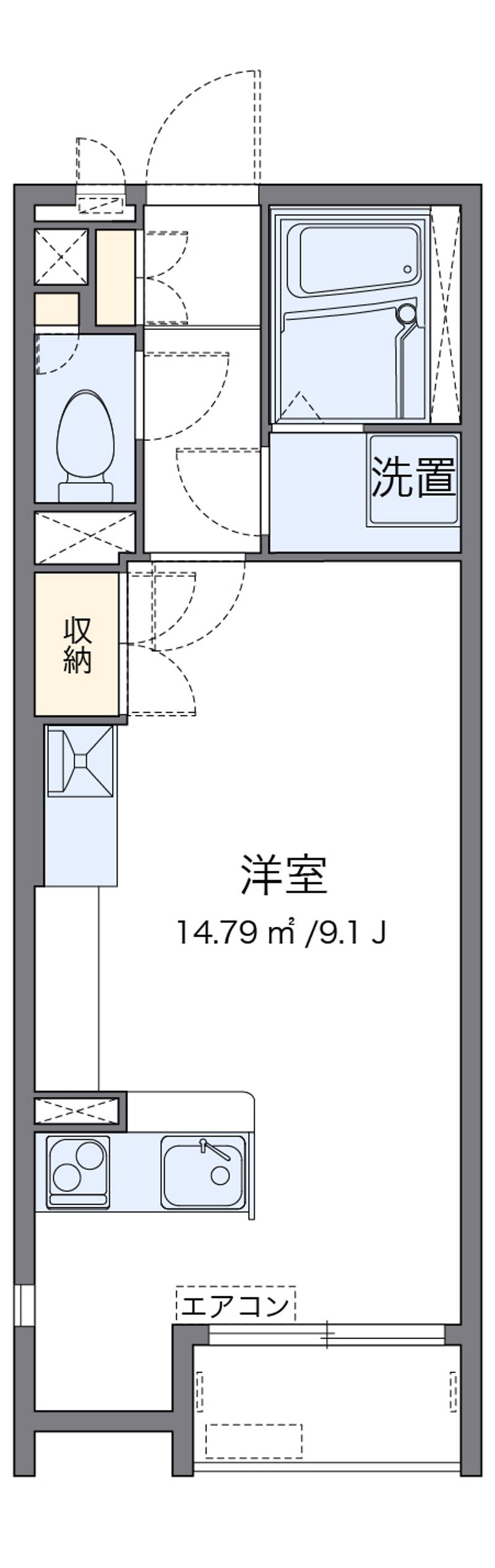 レオネクストガルデニア 間取図
