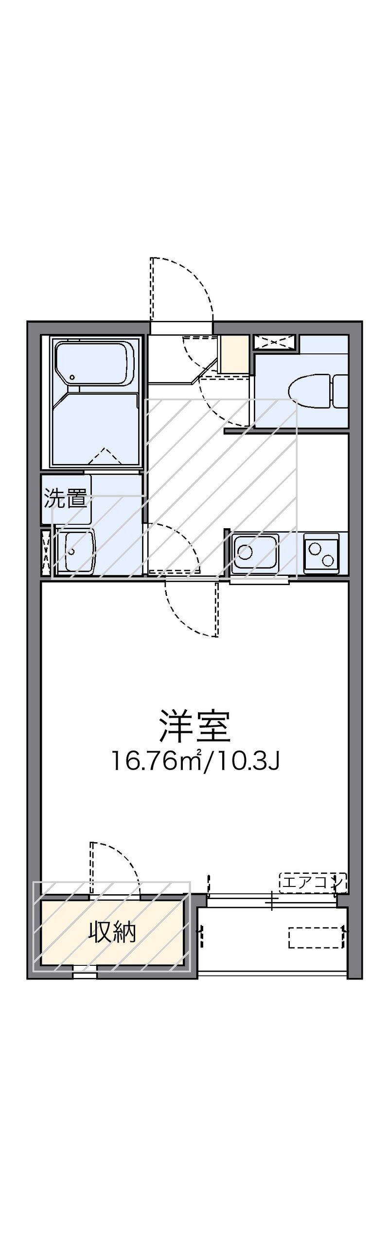 レオネクストももの木 間取図