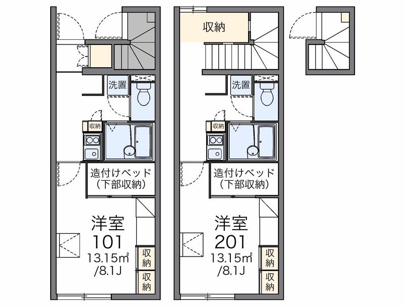 レオパレスソフィア　Ａ 間取図
