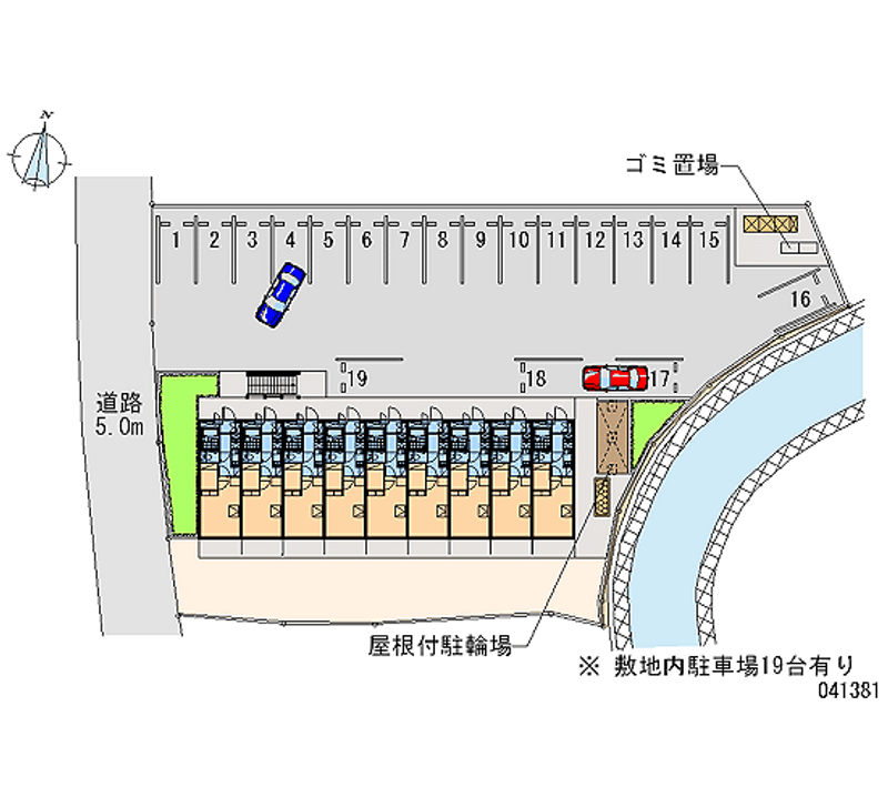 レオパレスひいらぎ南 月極駐車場