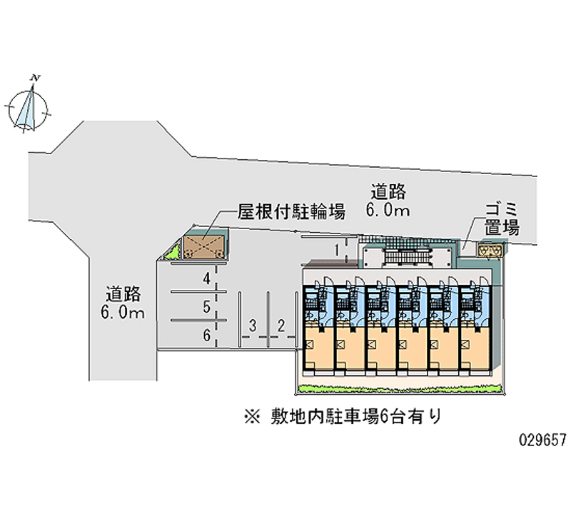 レオパレス中瀬町 月極駐車場