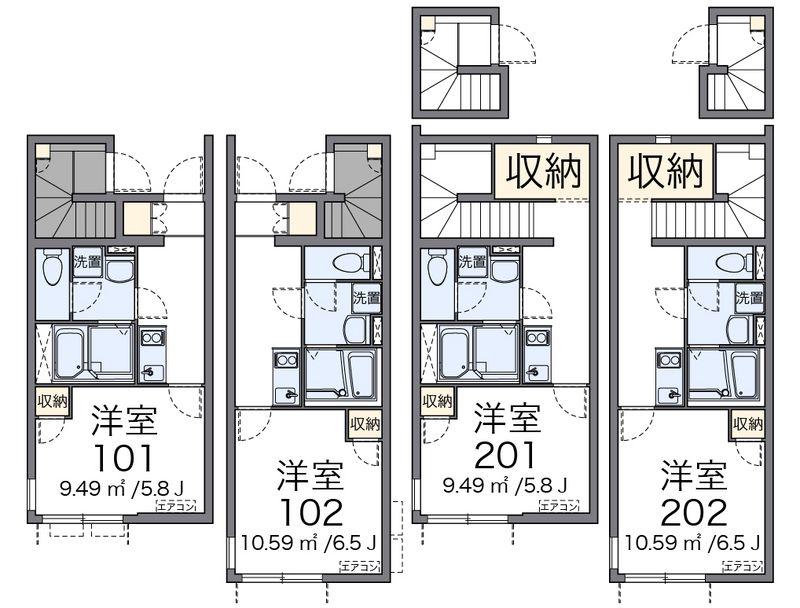 クレイノＥＶＥＲ西落合 間取図
