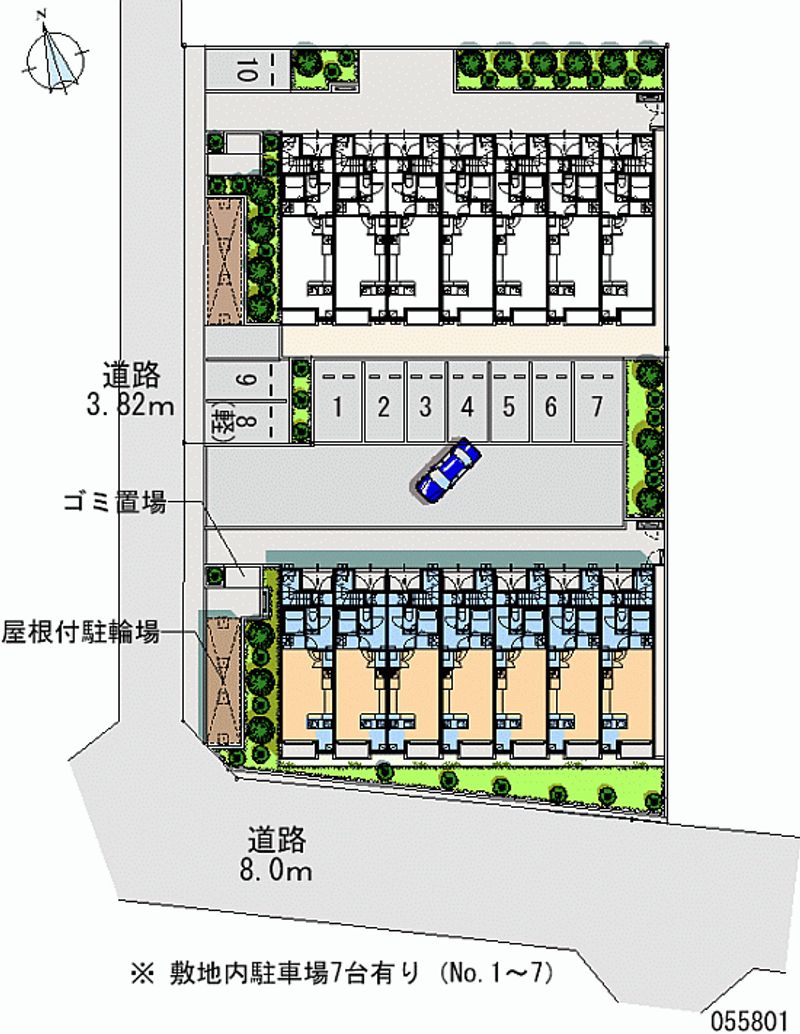 ミランダファルコナーⅠ 月極駐車場