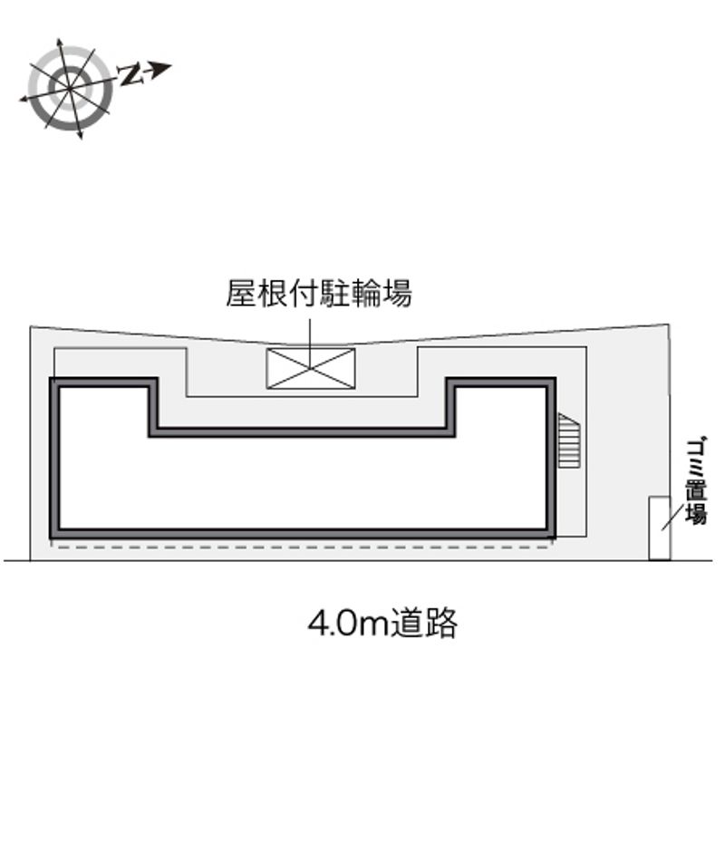 レオパレス竹 配置図