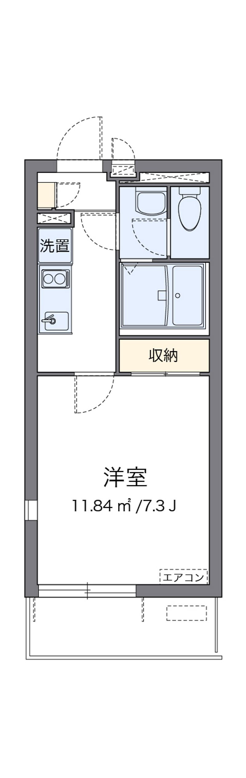 クレイノサニープレイス 間取り