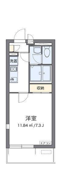 クレイノサニープレイス 間取り図