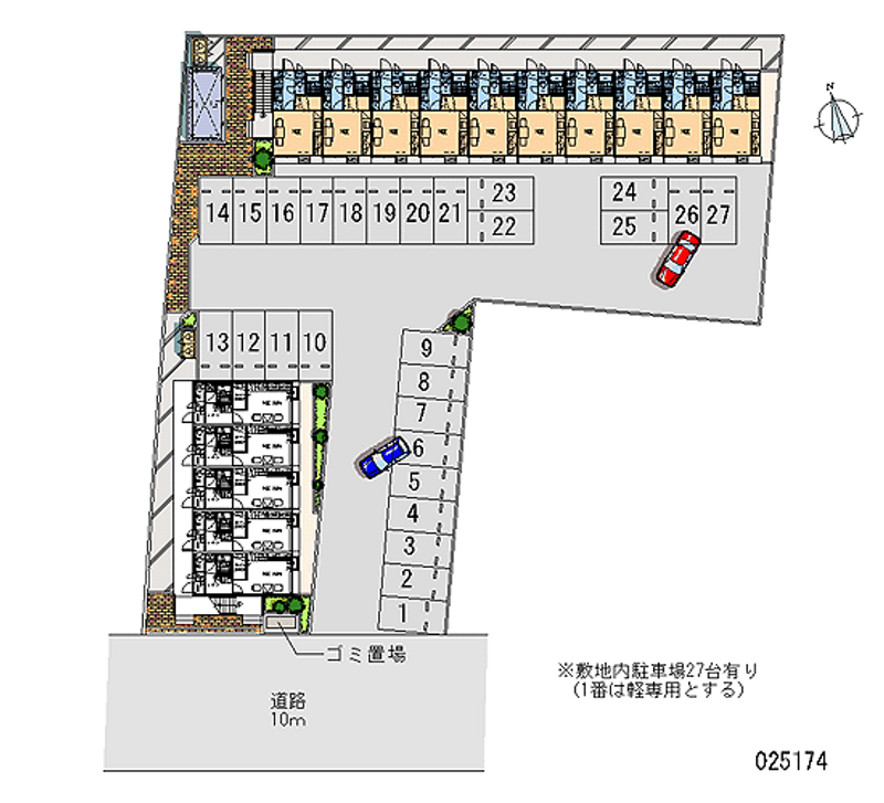 25174 Monthly parking lot