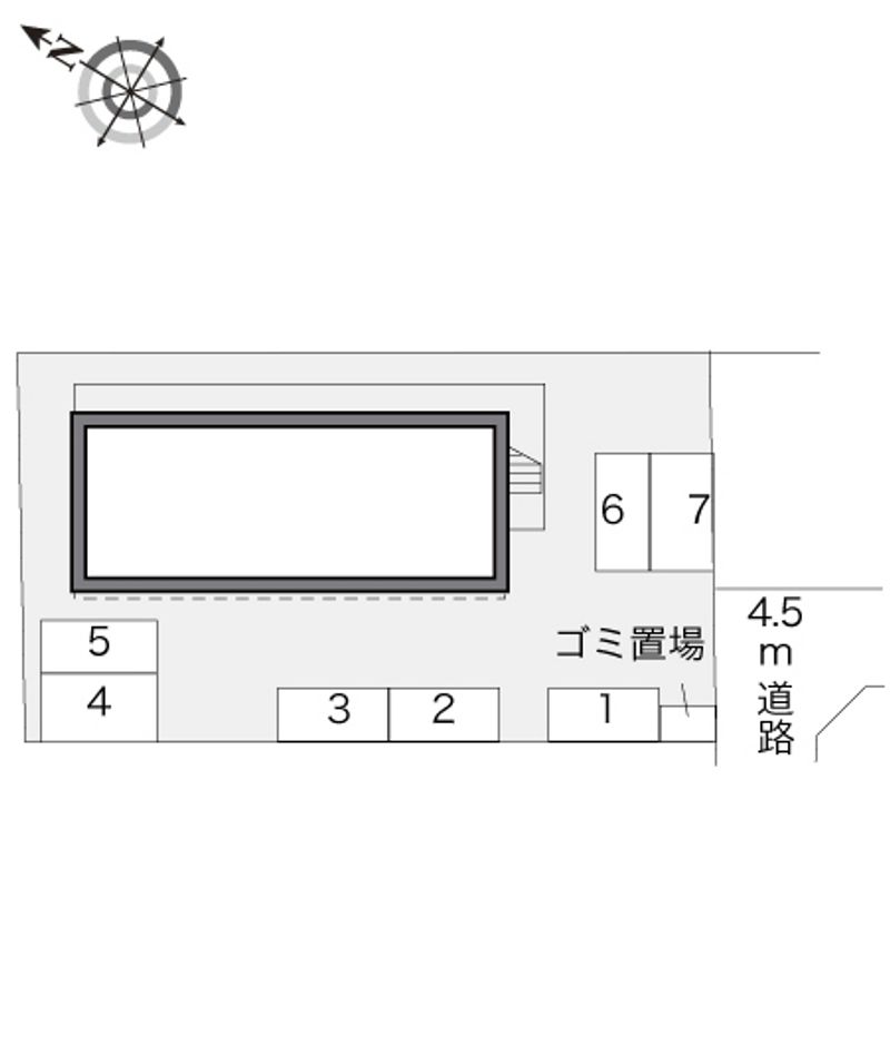 レオパレスいずみ 配置図
