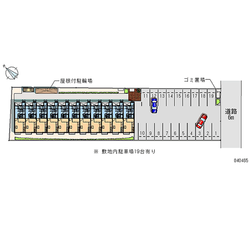 レオパレスプラージュ 月極駐車場