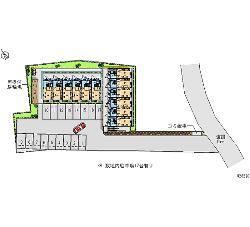 28229 Monthly parking lot